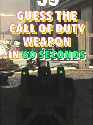 Guess the Call of Duty Weapon in 60 Seconds #callofduty #codtierlist #codrankings #codmultiplayer #codcampaign #codzombies #GamingOnTikTok #bestcodclips #blackops #modernwarfare #blackops6 #bo6 #activision #creatorsearchinsights 