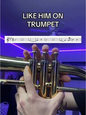 Learn how to play “Like Him” by Tyler The Creator on trumpet! #tylerthecreator #likehim #solo #trumpet #trumpetsolo #trumpeta #trumpetcover #howtoplay #trumpettutorial