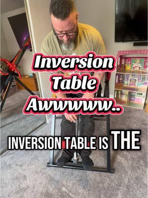 Heavy Duty Inversion Table #soreback #backproblems #inversion #inversiontable #chiropractor #relax #message #TikTokShop #spine #neck #slipdisc 