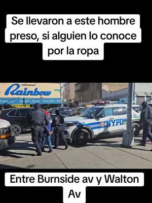 Se llevaron a este hombre preso. #Bronx #Bronx #NewYork 