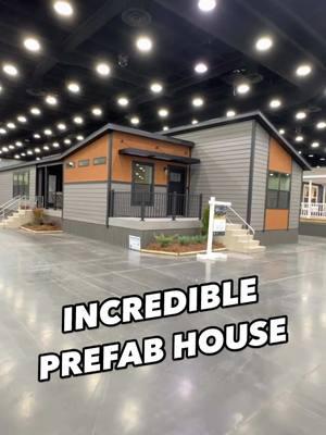 😳HERE IT IS! This is the “Millenian 5” by Commodore Homes of IN! This prefab house is amazing and just coming out! WATCH THE FULL TOUR ON THE CHANNEL FOR ALL THE INFO AND PRICING, link in bio! #prefabhouse #housetour #newhome #realestate #house #manufacturedhomes #prefabhomes #modularhome #modularhouse 