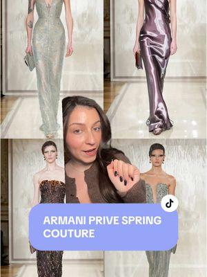 Armani Prive giving us plenty of award show red carpet look options with this new couture collection🤩 #armani #hautecouture #couturedress #hautecouturedress 