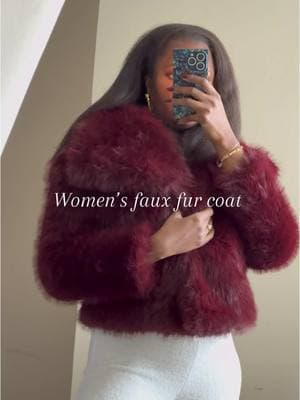 A must have! #fauxfurcoat #coat #wintercoat #womencoat 