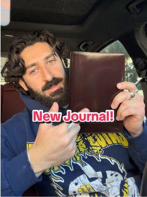 new journal! #fyp #journaling #unboxing #review #journal #2025 #2025planner #dailyplanner #stationery #leather #warrenlotas #lebanese #arab