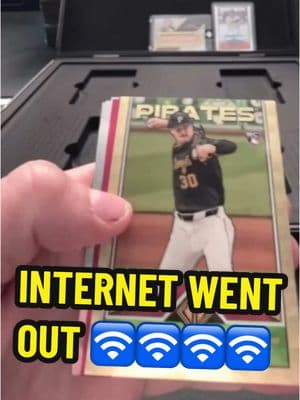 THE INFAMOUS SKENES LAG CLIP 💻🛜 Skenes superfractor 1/1 pulled on the backyard grant @whatnotsports account 😤👀 #Skenes #Topps #Transcendent #MLB