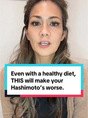 This will make your Hashimoto’s worse even you’re eating a healthy diet. 🥗⁣ ⁣ While diet is important, it’s not the only factor.⁣ ⁣ 👉🏼𝘐𝘧 𝘺𝘰𝘶 𝘸𝘢𝘯𝘵 𝘵𝘰 𝘬𝘯𝘰𝘸 𝘵𝘩𝘦 𝘱𝘳𝘰𝘣𝘪𝘰𝘵𝘪𝘤𝘴 𝘐 𝘭𝘪𝘬𝘦, 𝘤𝘩𝘦𝘤𝘬 𝘰𝘶𝘵 𝘵𝘩𝘦 𝘭𝘪𝘯𝘬 𝘪𝘯 𝘮𝘺 𝘣𝘪𝘰🔗.     #hashimotos #probiotics #guthealthmatters #guthealth #hashimotosweightloss 