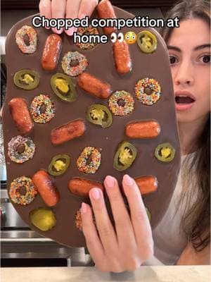 chocolate bark… but make it unhinged 👀🍫 would you try this? 👇👀 #trending #viral #chocolatebark #eatrotten #recipes #candycrushallstars @Rotten Gummy Worms 