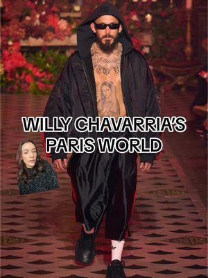 It’s Willy CHAVARRIA’s world this time in Paris. #willychavarria #parisfashionweek #runwayfashion 