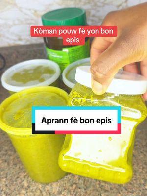 How to make haitian seasoning,Vin aprann fè epis ou ka fel pouw vann siw vle,epis sa telman santi bon anfen #seasoning#epis#episayisyen #season