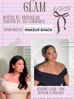 Ready to slay your own glam? Join us this Saturday, April 5th at 11:00 AM for our hands-on makeup workshop! Learn expert tips and tricks to master your own glam. Link in bio for more details and to get tickets. #MasterYourOwnGlam #MakeupWorkshop #SlayTheDay #GlamGoals #BeautyTips