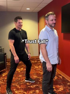 Brotherly love… #TrustFall #GotU #98degrees 