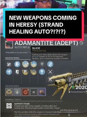 SOME NEW WEAPONS COMING IN HERESY #Gsxrclyde #Destiny2 #Destiny2clips #Destiny2clip #Destiny2tiktok #Destiny2heresy #Destiny2info #Destiny2news #Destiny2important #twitch #Streamer