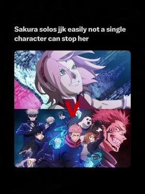 Sakura vs the jujutsu kaisen verse #sakura #saluraharuno #naruto #jujutsukaisen #jjk #anitok #fyp #anitokgods #animefy #animefyp #animevsbattles 