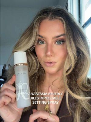 major shoutout to this new setting spray from @Anastasia Beverly Hills it gives the skin INSANE glow and the perfect skin like glowy dewy finish. 💦 plus unlike some other sprays this one gives the skin a refreshing spray without soaking the face.   #anastasiabeverlyhills #abhbrows #abhholiday #abhsbd #abhtts #abhlipvelvet #abh #impeccablefoundation #abhimpeccablefoundation #abhimpeccable #newmakeupproduct #newmakeuprelease #abhsettingspray #impeccablesettingspray #anastasiabeverlyhillssettingspray #settingspray #settingspraytest #lovelanguage #seasonalgems #tiktokshoploveatfirstfind #waterproofsettingspray #makeup #tiktokshopcreatorpicks 