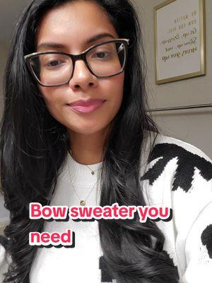 don't wait to grab this viral bow sweater, such a comfy, soft and gorgeous sweater #sweateroutfits #colorblock #browngirlfashion #momsintofashion #casualoutfit #springfashion #valentinesdayoutfit #bowsweater #ttshop #musthaves #viralproducts #comfyoutfits 