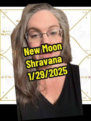 We have a new moon tomorrow in Shravana Capricorn. #greenscreen #vedicastrology #vedicastrologer #jyotisha #siderealastrology #astrology #astrologersoftiktok #newmoon  