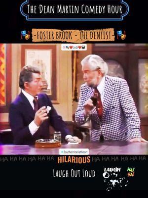 ONE OF THE FUNNIEST SKETCHES BY FOSTER BROOKS…THE LOVABLE SOBER DRUNK! ☝️🎭#onthisday #FosterBrooks #hilarious #dentist #sketch #comedyvideo #DeanMartin #Clip #Ilove #4u #funniest #oldschool #lolz #goodtimes #clips #by #southernbellatheart #🎭 