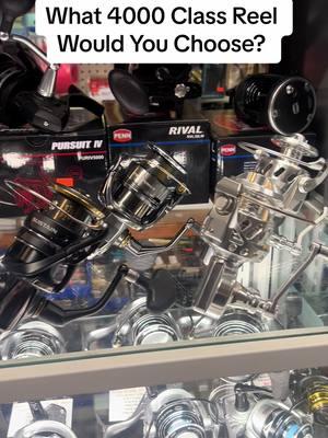 If you could pick any 4000 class reel to have, which one would you go with? #thesnooknook #snooknook #fishtok #jensenbeach #stuartflorida #hutchinsonisland #772 #fishing #martincounty #baitandtackle #baitshop #tackleshop #fishingtiktoks #fishingreel 