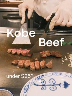 ended up paying $25 instead of $50+ for kobe beef #kobebeef #kobejapan #japanfood #japanfoodie 