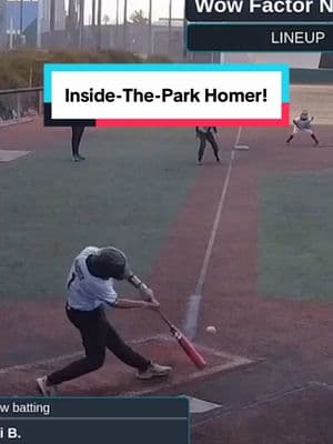 SAFE! He flew around the bags and capped off the inside-the-park-homer with a headfirst slide into the plate 🔥 Captured via @sidelineHD powered by Diamond Kinetics #insidetheparkhomerun #baseballhighlights #youthbaseball