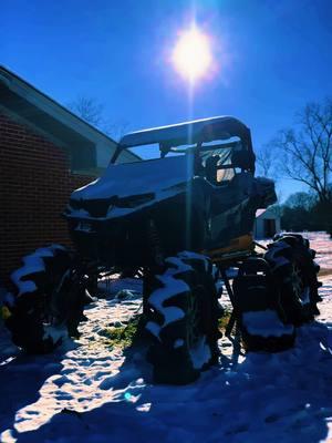 We love a good snow day in Bama #fyp #foryoupage #polaris #PFAB #JMwheels #48s 