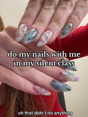 silent class vlogs back by popular demand 😁💗 • • • #fyp #viral #trend #taylorcurrier #microinfluencer #nails #silentclass #school #Vlog #domynailswithme #shein #classvlog #schoolvlog #funny #january2025 #practiceroom #pressonnails #whisper #asmr 