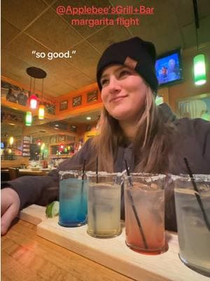 deliciousssssss, definitely got me feeling good! @Applebee’s Grill + Bar #margarita#happyhour#margaritaflight#applebees#dinnerdate#happydance 