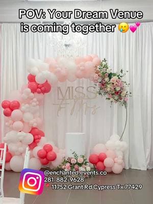 Its so amazing to see how God has allowed us to slowly put our venue together ☺️ i know that if he opened the doors for us to have this place he will bring in the customers ☺️💕  So if you are looking for a place to have your next event, contact us☺️ we would love to help you create amazing memories ✨  Contact us 281-882-9628  #houston #houstontok #howtodotentdraping #houstonevents #smallbusinesscheck #houstonvenue #houstoneventvenue #cypressvenue #cypresseventhall #cypresseventspace #houstoneventspace #venue 