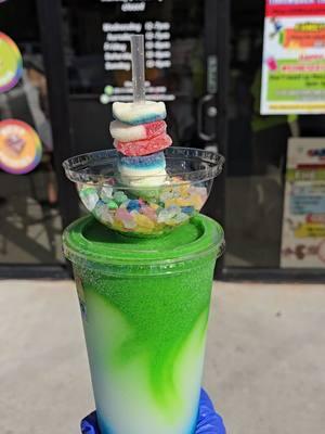 this flavor mix is 🔥🔥🔥 see yall tomorrow #Wednesday  ⏰️12-7  📍3300 Centerville Hwy Snellville 30039 #povchallenge #snellvillega #atlfoodreview #slushies #gwinnettcounty #candystore  #iceeatingvideos  #thingstodoinatlanta 