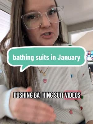 Tiktok shop, it's January. You're doing too much. #TikTokShop #Bathingsuits #winter #sayno 