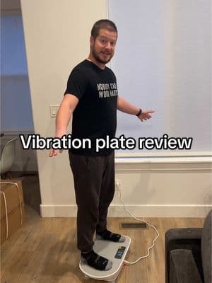 An hour of running or standing on this vibration plate for 20 mins??  Easyyyy choice! 🙌  #vibrationplate #vibrationplateweightlimit #vibrationplatejourney #vibrationplatebenefits #vibrationplateworkout 