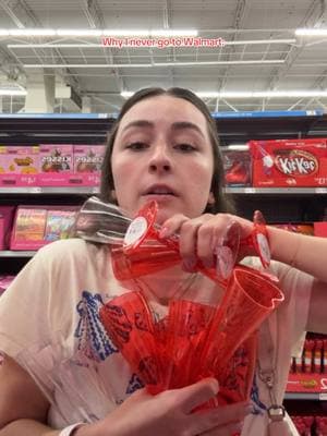 She kept trying to talk to me & get really close and it was so weird. At least the worker at checkout was so sweet!  #walmart #customerservice #walmartcrazies #karen #fyp #walmartexperience #yikes #neveragain #bookclub #heartcups #valentines #galentines #galentinesprep #partyprep #fightingakaren #grocerystore 