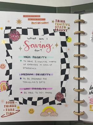 Financial journal pt. 9! Talking about some savings goals :) #financialjournal #finances #journal #junkjournal #bujo #plannerspread #journalspread #journalideas #financialgoals #debt #financialplanning #bujoideas #plannerideas 