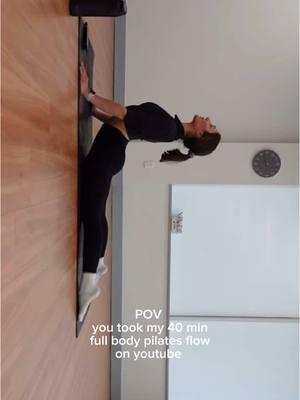 My 40min Pilates Full Body Flow  is LIVE on YouTube 🩷🩷🩷🩷 #youtubepilates #pilates #pilatesinspiration #pilateslovers #pilatestok #pilatesworkout #pilatesbody #athomepilates #pilatesflow #pilatessculpt #pilatesgirl 