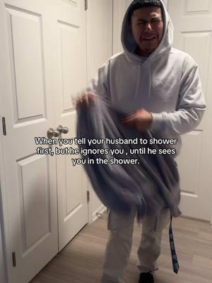 “ Now you wanna shower “ ! #mandomoni #wifeandhusband #fypシ #real 