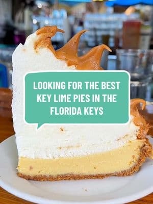 Tried over 20 different key lime pies in @The Florida Keys to find my favorites 👀🍋‍🟩 So many great ones to choose from, which is your favorite? 🔥👌🏼  - #TasteoftheKeys #TheFloridaKeys #KeyWest #Islamorada #KeyWestFood #KeysRoadtrip #FloridaKeys #MrEats305 #KeyLimePie #KeyLimePies #BestKeyLimepie