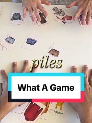 PILES is our favorite card game👕👚 what’s yours? #pilesgame #cardgames #gamesoftiktok #uno #GameNight #asmr #asmrsounds #asmrvideo #asmrtiktoks 