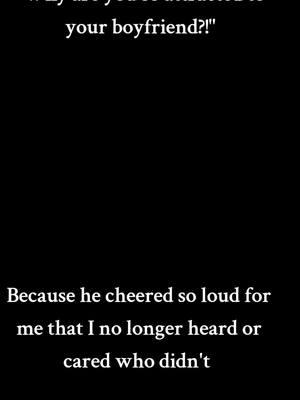 He's my personal cheerleader #hemakesmehappy  #hesupportsme #mylove #myheart #hehasmyheart #support #cheerleader #fypシ゚viral #fyp #happy #CapCut @AllProCustomConcepts 