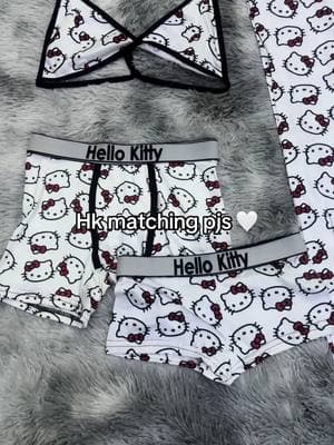 Baby you & me #matchingpjs #matchingpjset #matchingpjsetchallenge #fyp #matchingcouple #pjs #foryou #outfitidea #hk #hellokitty #ValentinesDay #creatorsearchinsights 