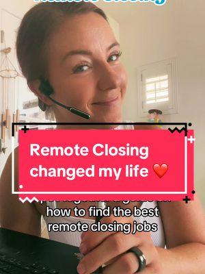 Remote closing changed my life ❤️ it’s a remote job that anyone can do, if you want my help go grab my guide 😊 #remoteclosing #remotejobs #onlinejobs #onlinejobsworkfromhome #remotecloser 