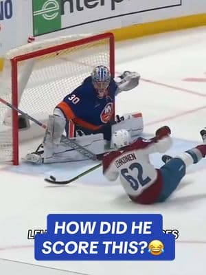 We don’t know how he did it…but he did it 😂#ColoradoAvalanche #GoAvsGo 