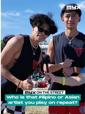 MYX is n the street to spotlight the hitmakers fueling our MYXers' playlists! 🎤🎶 At the 39th Annual Friendship Games, we asked college students which Filipino or Asian artist they have on repeat—and spoiler alert: their faves might just be yours too! 🔥✨ Now it’s your turn: Who’s the artist you can’t stop jamming to? Drop your pick in the comments! 👇🎶 Stay connected with the hottest music from your favorite rising and established artists by following @myxglobal ! 🌏 #MYX #TheBeatOfOurCulture #MYXOnTheStreet #MOS #interview #BrunoMars #thuy #SunkissedLola  #plo #BINI  #DanielPadilla #juankarlos #ZackTabudlo #TheItchyworms #NIKI #GabeBondoc #Enhypen #asian #filipino #artist #recordingartist #friendshipgames #fyp  