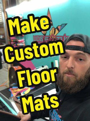 Make custom floors mats! #floormats #DIY #tipsandtrick #helpfultips #upholstery #howto #customupholstery #craftsman #hotrods #custominterior 