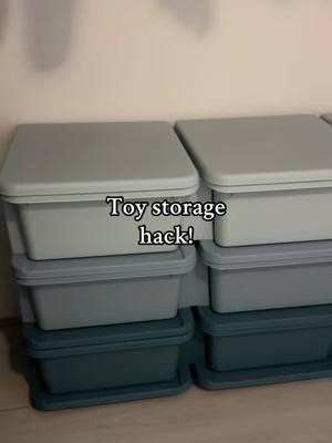 #toddlermom #toyorganization  #toyorganizationhack #toystorage #MomsofTikTok  #storage #storagedrawers 