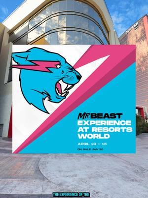 Resorts World Las Vegas is thrilled to partner with internet sensation MrBeast to deliver the ultimate “MrBeast Experience at Resorts World.” From April 13-15, 2025, guests can enjoy the MrBeast Experience package, complete with a three-night stay at Resorts World, an exclusive MrBeast “mystery bag,” which will be stocked with select MrBeast branded merchandise, and for one lucky guest, a $10,000 gift voucher, redeemable for cash at Resorts World. Additionally, throughout the week, the property will host a series of on-site activations, treating guests to an immersive experience.  @mrbeast @resortsworldlv  (tomado del sitio web oficial del resorts world Las Vegas ) this is the Mr beast experience Las Vegas 2025 #mrbeast #vegaslocal #yandrygarcia #vegastiktok #lasvegas #instagram #yandrygarcialasvegas #resortsworldsentosa #misterbeast #game #hotel #vegashotel #lasvegasblvd #usa #vegastime #lasvegasstrip #lasvegas #vegastime #vegaslife  @Resorts World Las Vegas @MrBeast 