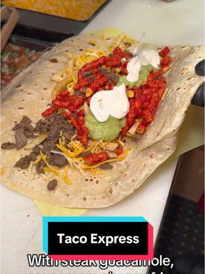 📍 Taco express  11661 Voyager Pkwy Colorado Springs, CO  80921 #jesfoodie #coloradofood #food #hotcheetos #hotcheetoburrito #hotcheetogirl #hotcheetoqueen #tacosdelengua #taquitos #adobada #adobadafries #carneasadafries #steakfries 