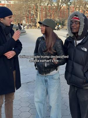 I hope she’s okay 🤍 #fakeheadlines #nyc #streetinterview #prank #trump #ameliaearhart #northkorea 