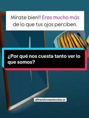 ¿Porque nos cuesta tanto mirar lo que realmente somos? ¿Te ha pasado? Déjalo en comentarios, te leo!! #transformandovidas #autoestimafeminina #mujeresqueinspiran #amorpropio #pensamientosnegativos #pensamientospositivos💭😌 #soyyoypunto 