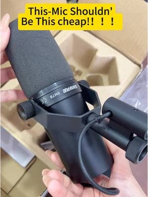 Get this shure SM7B Microphone before TikTok is gone! You won't find this price anywhere elsel! #shure #shuremicrophone #SM78 #shiresM78 #TikokBan #TikTokShop