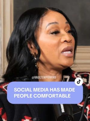 Social media has made people comfortable… (🔗 in bio to watch the interview!) #brandiharvey #mimifaust #socialmedia #storytime #podcast #talkshow #show #podcastshow 